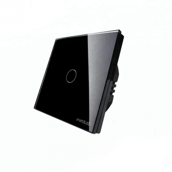 Intrerupator electronic touch SD cu comanda wifi prin aplicatia eWeLink Negru Smart Dust 5 A 