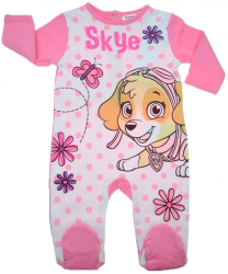 Salopeta cu maneca lunga pentru fete Sun City Paw Patrol RH0339-86-cm Roz 