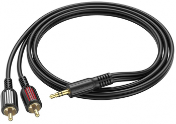 Cablu Borofone BL11 Jack 3.5mm la dual port RCA 1.5m