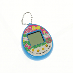 Joc electronic interactiv Electronic Pets 6 x 5 cm model ou 5 ani+ albastru 