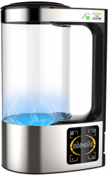Carafa 2L cu recipient pentru hidrogenat si purificat apa GlowforHome apa ionizata apa plasmatica magnetizata alcalina terapeutica 