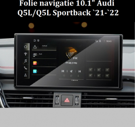 Folie sticla securizata pentru ecran navigatie 10.1 and rdquo GIDA-CRIS GC120 compatibil Audi Q5L/Q5L Sportback intre anii 2021-2022 