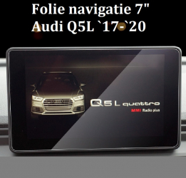 Folie sticla securizata pentru ecran navigatie 7 and rdquo GIDA-CRIS GC122 compatibil Audi Q5L intre anii 2017-2020 