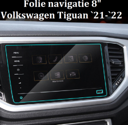 Folie sticla securizata pentru ecran navigatie 8 and rdquo cu intrare USB GIDA-CRIS GC132 compatibil Volkswagen Tiguan 2021-2022 