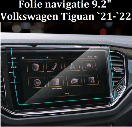 Folie sticla securizata pentru ecran ceasuri de bord GIDA-CRIS GC130 compatibil Audi Q8 2020-2022 