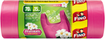 Saci Menajeri Fino Premium 70L 15Buc/Set Roz-ROSAR34073