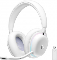 Casti Gaming Logitech G735 Lightspeed Wireless RGB White 981-001083 