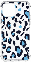 Husa BestCase Compatibila Cu Apple iPhone 11 Blue Leopard Pattern 1.5MM Slim Anti Shock AS 1032 