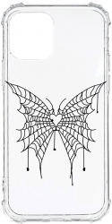 Husa BestCase Compatibila Cu Apple iPhone 12 Mini Butterfly 1.5MM Slim Anti Shock AS 1042 
