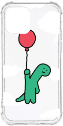 Husa BestCase Compatibila Cu Apple iPhone 11 Dino Balloon 1.5MM Slim Anti Shock AS 956 
