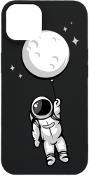 Husa BestCase Compatibila Cu Apple iPhone 11 Astronaut 0.8MM Slim Negru B 996 