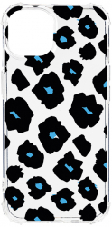 Husa BestCase Compatibila Cu Apple iPhone 13 Pro Max Blue Leopard Pattern 1.5MM Slim Anti Shock AS 1039 