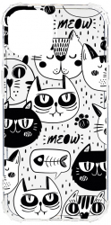 Husa BestCase Compatibila Cu Apple iPhone 13 Pro Max Cool Cats 1.5MM Slim Anti Shock AS 1029 