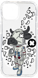 Husa BestCase Compatibila Cu Apple iPhone 13 Pro Max Cow Astronaut 1.5MM Slim Anti Shock AS 976 