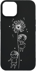 Husa BestCase Compatibila Cu Apple iPhone 11 Pro Max Girl And Boy 0.8MM Slim Negru B 1049 