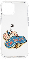 Husa BestCase Compatibila Cu Apple iPhone 13 Mini Im Busy 1.5MM Slim Anti Shock AS 1016 