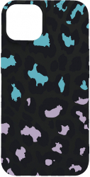 Husa BestCase Compatibila Cu Apple iPhone 11 Leopard Pattern 0.8MM Slim Negru B 1034 