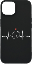 Husa BestCase Compatibila Cu Apple iPhone 12 Mini My Little Love 0.8MM Slim Negru B 966 