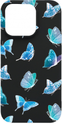 Husa BestCase Compatibila Cu Apple iPhone 13 Pro Max Butterfly Pattern 0.8MM Slim Negru B 1012 