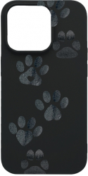 Husa BestCase Compatibila Cu Apple iPhone 13 Pro Max Dog Paw 0.8MM Slim Negru B 1013 