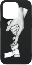 Husa BestCase Compatibila Cu Apple iPhone 13 Pro Max Mother Hand 0.8MM Slim Negru B 958 