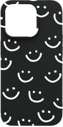 Husa BestCase Compatibila Cu Apple iPhone 13 Pro Max Smile 0.8MM Slim Negru B 1064 
