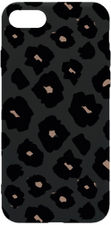 Husa BestCase Compatibila Cu Apple iPhone 7 / iPhone 8 Leopard Pattern 0.8MM Slim Negru B 1037 