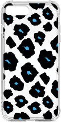 Husa BestCase Compatibila Cu Apple iPhone 7 Plus Blue Leopard Pattern 1.5MM Slim Anti Shock AS 1039