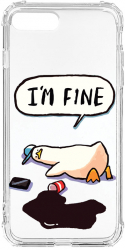 Husa BestCase Compatibila Cu Apple iPhone 8 Plus Duck Life - Im Fine 1.5MM Slim Anti Shock AS 963 