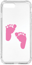 Husa BestCase Compatibila Cu Apple iPhone 7 Plus Girl Feet Print 1.5MM Slim Anti Shock AS 961 