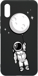 Husa BestCase Compatibila Cu Apple iPhone X Astronaut 0.8MM Slim Negru B 996 