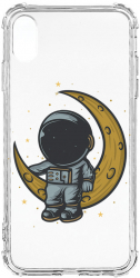Husa BestCase Compatibila Cu Apple iPhone XR Astronaut on Moon 1.5MM Slim Anti Shock AS 997 