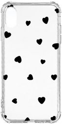 Husa BestCase Compatibila Cu Apple iPhone XS Max Heart Pattern 1.5MM Slim Anti Shock AS 1041 