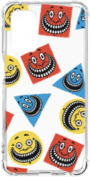 Husa BestCase Compatibila Cu Xiaomi Redmi Note 10 Pro Abstract Smiley 1.5MM Slim Anti Shock AS 1014 