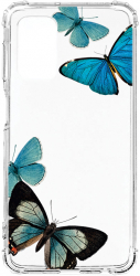 Husa BestCase Compatibila Cu OPPO A74 5G Beautiful Blue Butterflies 1.5MM Slim Anti Shock AS 991