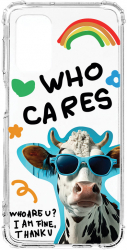 Husa BestCase Compatibila Cu Xiaomi Redmi Note 10 Pro Max Cool Cow - Who Cares 1.5MM Slim Anti Shock AS 975 
