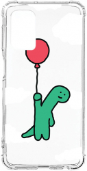 Husa BestCase Compatibila Cu Samsung Galaxy A32 5G Dino Balloon 1.5MM Slim Anti Shock AS 956 