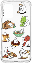 Husa BestCase Compatibila Cu Xiaomi Redmi Note 10 5G Eating Is My Hobby 1.5MM Slim Anti Shock AS 1018 