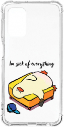 Husa BestCase Compatibila Cu Xiaomi Redmi Note 10 Pro Max Im Sick Of Everything 1.5MM Slim Anti Shock AS 999 