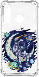 Husa BestCase Compatibila Cu Huawei P30 Lite Astronaut On Moon 1.5MM Slim Anti Shock AS 1002 