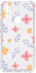 Husa BestCase Compatibila Cu Motorola Moto E20 Flower Pattern 1.5MM Slim Anti Shock AS 978