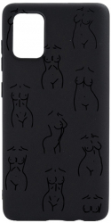 Husa BestCase Compatibila Cu Samsung Galaxy A32 5G Body Pattern 0.8MM Slim Negru B 1061 