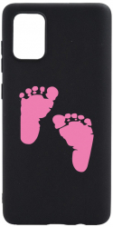 Husa BestCase Compatibila Cu Samsung Galaxy S20 Girl Feet Print 0.8MM Slim Negru B 961 