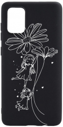 Husa BestCase Compatibila Cu Samsung Galaxy A51 Sisters 0.8MM Slim Negru B 1047 