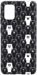 Husa BestCase Compatibila Cu Samsung Galaxy A32 5G Teddy Bear Pattern 0.8MM Slim Negru B 1028 