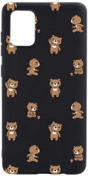 Husa BestCase Compatibila Cu Samsung Galaxy A32 5G Teddy Bear Pattern 0.8MM Slim Negru B 970 