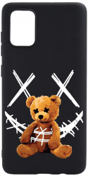 Husa BestCase Compatibila Cu Samsung Galaxy A51 Teddy Bear Smile 0.8MM Slim Negru B 982 
