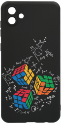 Husa BestCase Compatibila Cu Samsung Galaxy A04e Rubik Cube 0.8MM Slim Negru c-B 994 