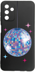 Husa BestCase Compatibila Cu Samsung Galaxy A04s Disco Ball 0.8MM Slim Negru c-B 1006 