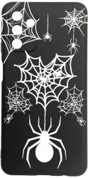 Husa BestCase Compatibila Cu Samsung Galaxy A13 5G Spider Web 0.8MM Slim Negru c-B 1036 
